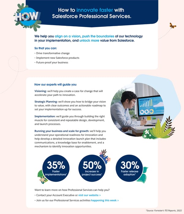 How to innovate faster with Salesforce Professional Services. - Page 1