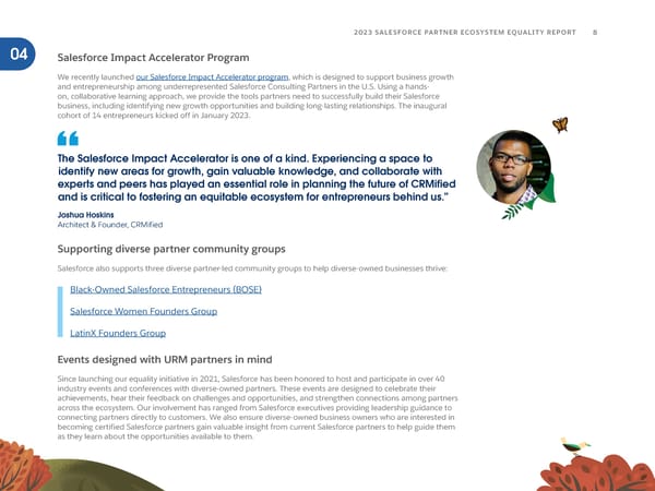 Salesforce Partner Ecosystem Equality Report - Page 8