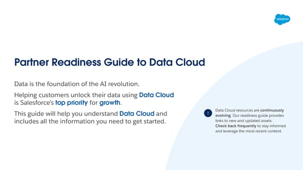 Partner Readiness Guide to Data Cloud - Page 2