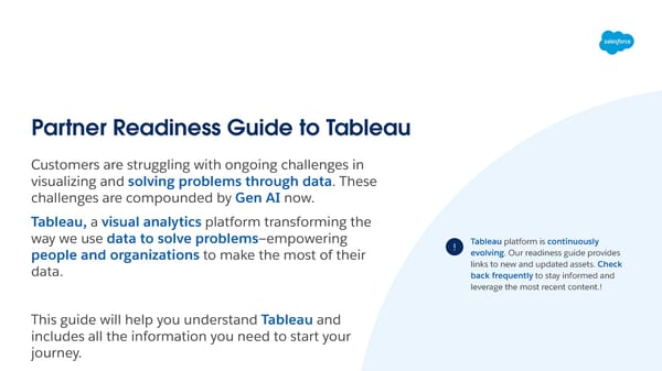 Partner Readiness Guide to Tableau - Page 2